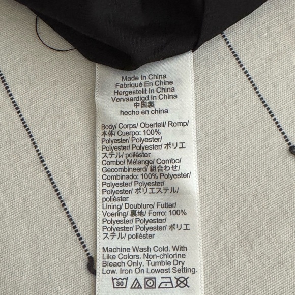 J.Crew Velvet Mini Dress in black with long sleeves. 
Size 6 - Picture 6 of 6